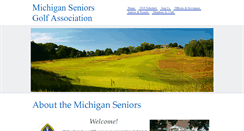 Desktop Screenshot of michiganseniorsgolf.org